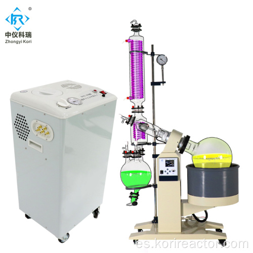 KRE6010 Laboratorio de evaporación rotatoria de vapor al vacío para destilación
